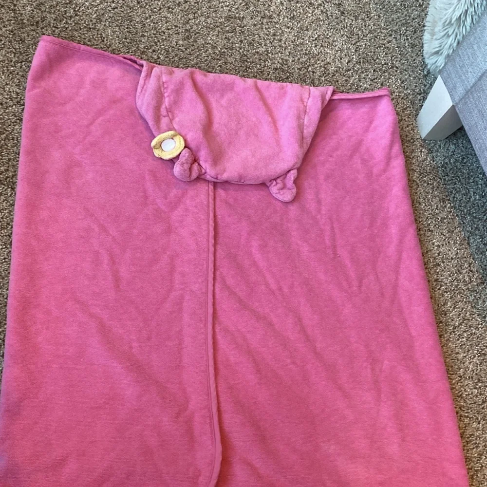 pottery barn kids owl bath towel